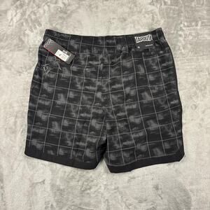 NWT Tap out plaid shorts black/gray mens size Xlarge